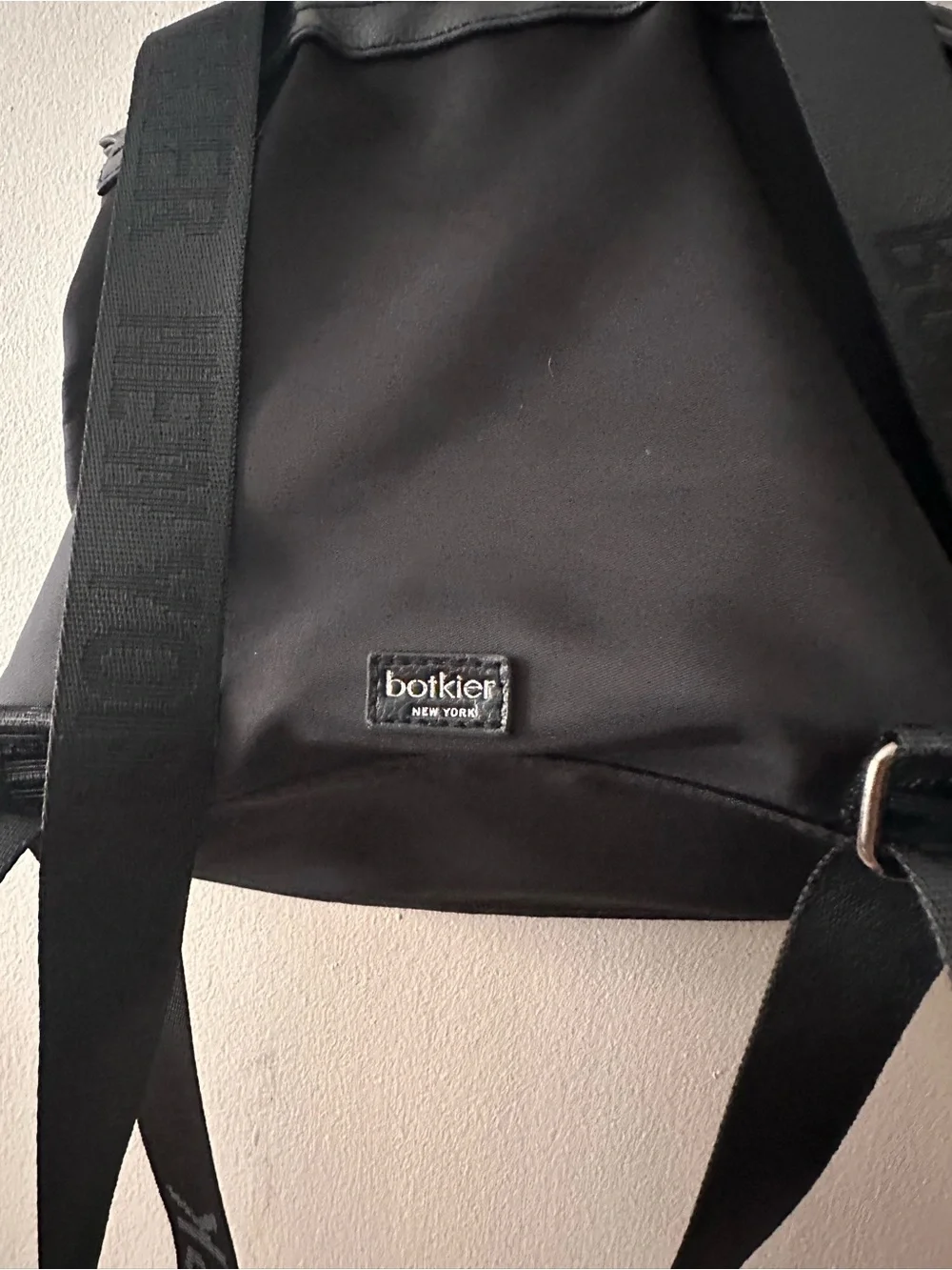Botkier Black Mini Backpack with Flap